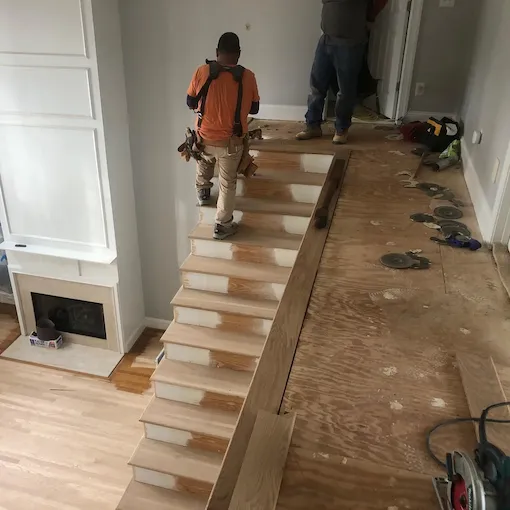 Wood Stairs refinishing